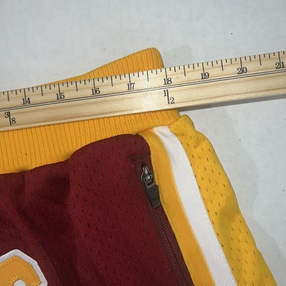 BCU ‘WILDCATS' By‎ J Hack Burgundy Gold Logo Athletic Shorts Size XLarge-NWOT - Picture 3 of 6